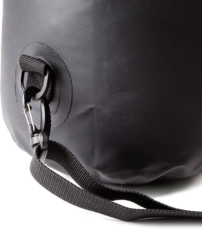 3VGEAR Nautilus Waterproof Dry Bag - 30L Heavy-Duty PVC Tarpaulin Waterproof Dry Bag with Removable Shoulder Strap, Roll-Top Closure, Sealed Seams - For Boating, Kayaking and Outdoors - Black