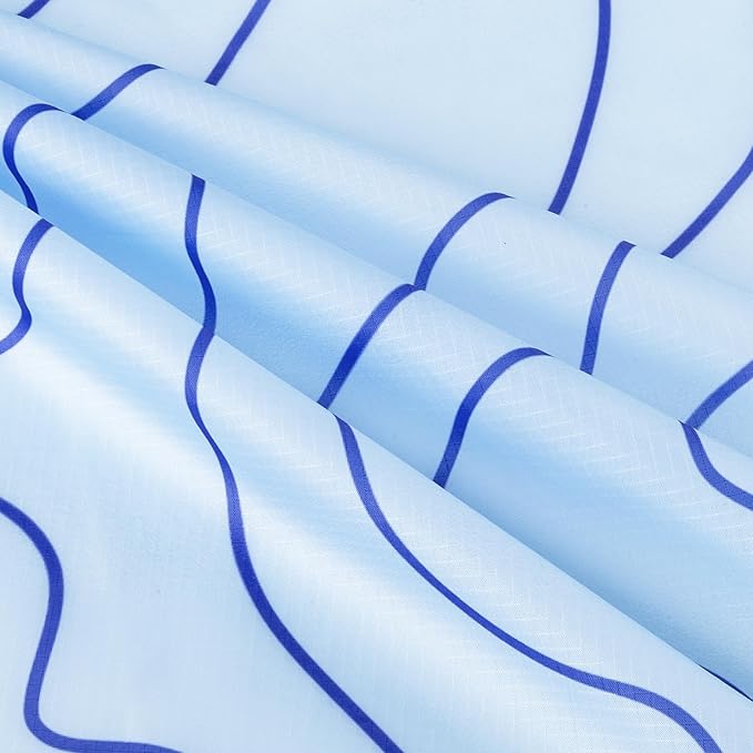 Beach Blanket Waterproof Sandproof, 78''×86'' Large Sand Free Picnic Blanket for 1-4 Adults, Big Foldable Blue Beach Travel Mat with 4 Stakes & Corner Pockets for Outdoor, Grass, Park, Patio