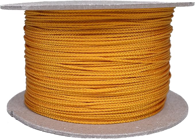 BORED? PARACORD! Nylon Micro Cord - 125 or 1000 Foot Spool Options - 70+ Colors and Patterns - 1.18mm Cord
