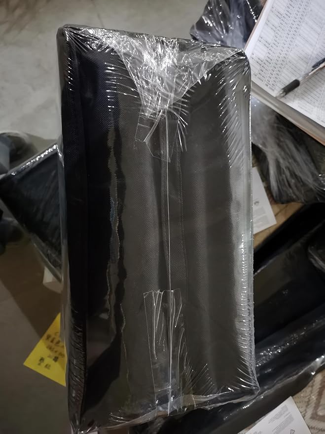 Capslpad 8Ft Round Outdoor Rug for Patios Clearance Reversible Mat Plastic Straw Patio Rugs Lightweight RV Camping Mat Circle Outside Area Rug Carpet for Balcony Deck Trailer Picnic BBQ, Grey