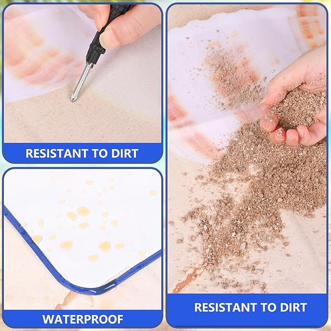 Picnic Blanket, Foldable Waterproof Sand Mat, Extra Large Picnic Blanket Outdoor Picnic Mat Beach Blanket for Park Grass Camping Hiking Travel Family Concerts