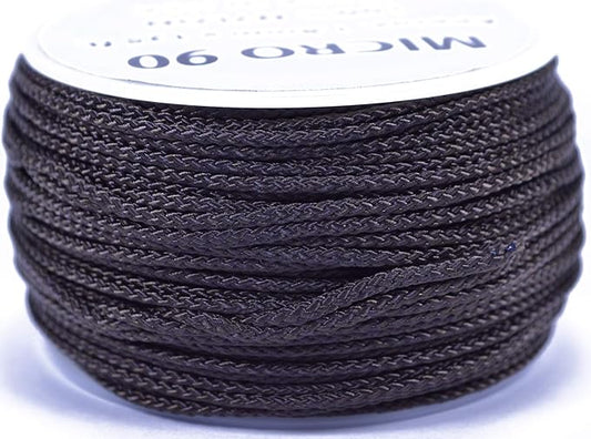 BORED? PARACORD! Nylon Micro Cord - 125 or 1000 Foot Spool Options - 70+ Colors and Patterns - 1.18mm Cord