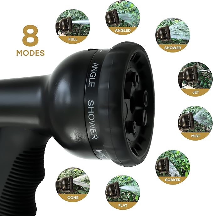 Portable Camping Shower Pump w/ Showerhead Holder and Safety Valve (45 PSI) - Portable Shower for Camping - Surf Rinse Kit - Beach Shower Pump – Camp Shower Kit - Portable Outdoor Shower Camping