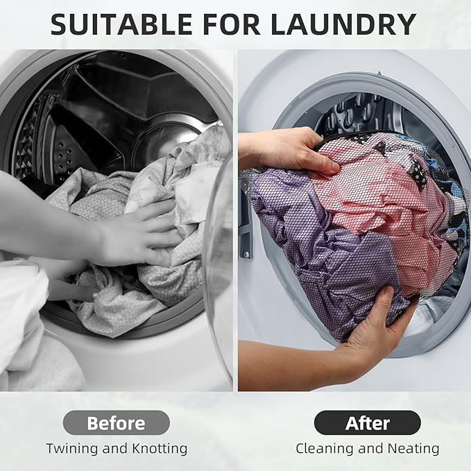 40PCS Mesh Drawstring Bag Durable Delicate Mesh Laundry Bag Multicolor Nylon Mesh Bag Small Mesh Gym Bag Travel Mesh Beach Bag Locking Closure Storage Bag For College, Gym, Yoga, Sport