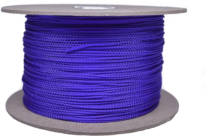 BORED? PARACORD! Nylon Micro Cord - 125 or 1000 Foot Spool Options - 70+ Colors and Patterns - 1.18mm Cord