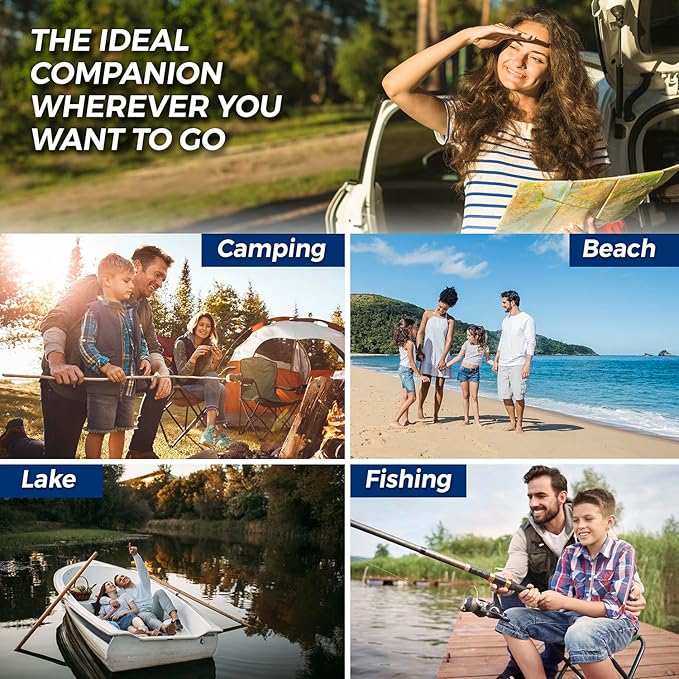 BlackTerra Portable Toilet for Adults - Portable Toilet for Camping Privacy Outdoor Bathroom Tent XL Portable Toilet Set for Adults