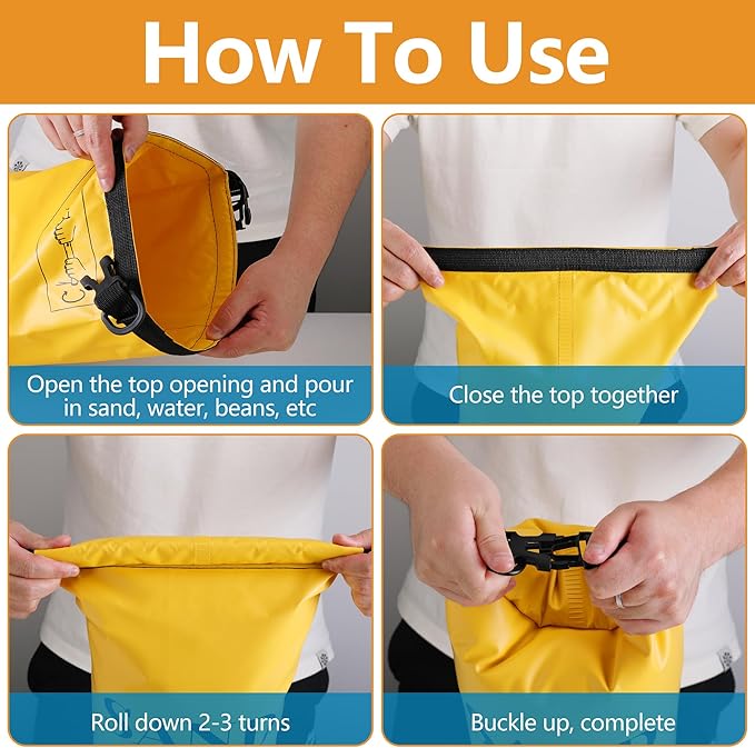 RunNico 500D Sand Anchor for Small Boats,2 in 1 PWC Jet Ski Anchor Kit with Adjustable Buoy,Waterproof Dry Bag for Jet Ski, Kayak, Boat, Watercraft and Canoe