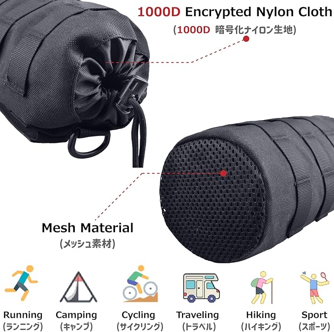 Azarxis Molle Pouches, Tactical Compact EDC Small Utility Pouch Waist Bags Sundries Storage Admin Organize Gear Gadget for Military Backpack