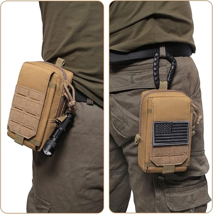 Tactical Molle EDC Pouch Cellphone Pouch Holder Utility Gadget Organizer Bag