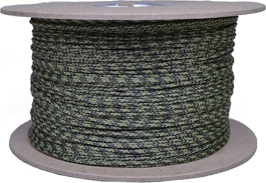 BORED? PARACORD! Nylon Micro Cord - 125 or 1000 Foot Spool Options - 70+ Colors and Patterns - 1.18mm Cord