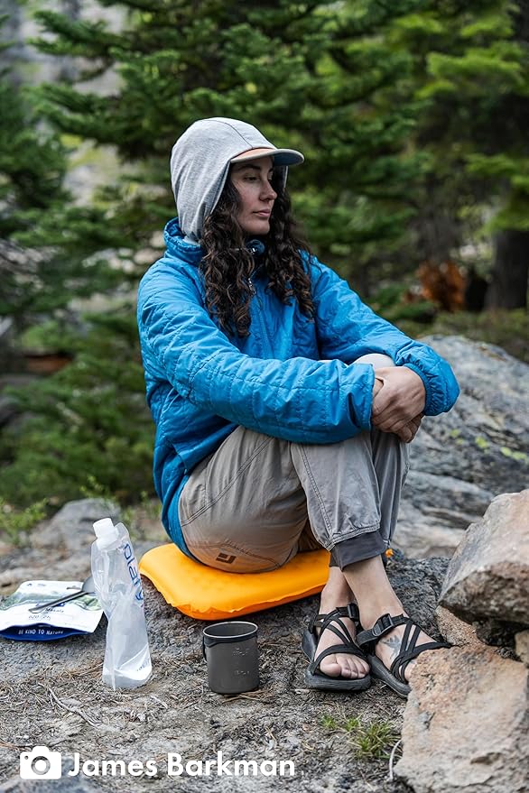 Therm-a-Rest Lite Seat Ultralight Inflatable Seat Cushion, Mango