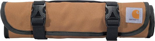 Carhartt 18 Pocket Utility Roll, Durable Water-Resistant Tool Organization Roll Bag