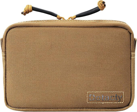 Tactical Belt Pouch EDC Waist Bag MOLLE Admin Pocket Modular Medical Kit Organizer Phone Holster Vest Pack Nylon Utility Zipper Wallet Small Gear Tool Carrier for Men Women Camping Hiking