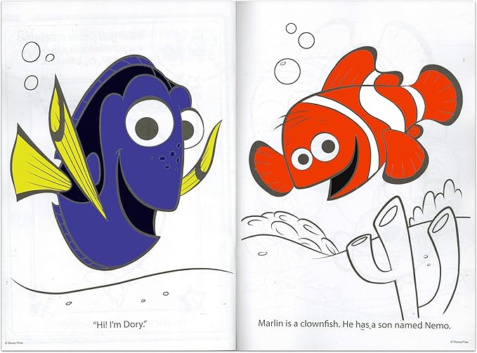 Disney Pixar Toy Story Coloring Book Ultimate Assortment Set ~ Bundle Includes 4 Books Featuring Disney Cars, Toy Story, Finding Nemo and Onward (Includes Stickers)