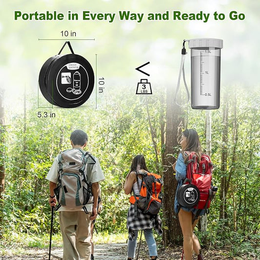 Portable Shower for Camping, 5 Gal/20 L Solar Heating Camping Shower Bag with Shower Pump, Portable Shower Head, Essential for Camping,Festivals, Overlanding, Beach Trips,Outdoor Showers