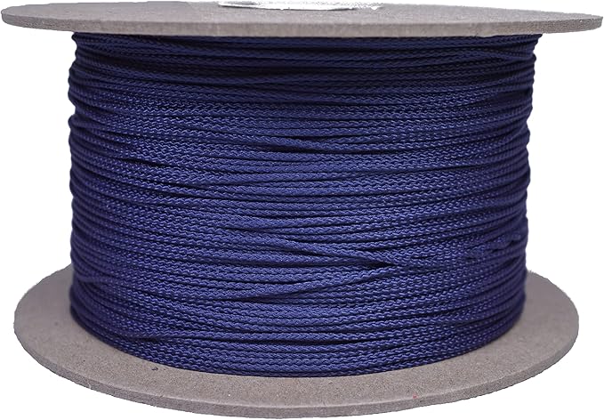 BORED? PARACORD! Nylon Micro Cord - 125 or 1000 Foot Spool Options - 70+ Colors and Patterns - 1.18mm Cord