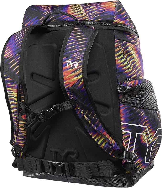 Alliance Backpack, 45L Capacity, Wet and Dry Compartments, Team Colors, Purple/Multi, 45 Liter