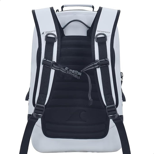 Breakwater Supply™ 100% Waterproof Submersible Backpack, Laptop Bag, Airtight Zippers | Travel Outdoors | Fogland 25L 20L 15L