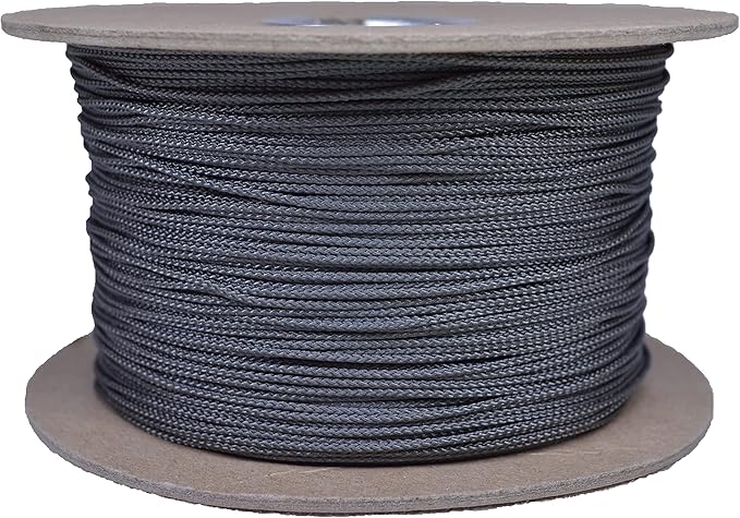 BORED? PARACORD! Nylon Micro Cord - 125 or 1000 Foot Spool Options - 70+ Colors and Patterns - 1.18mm Cord