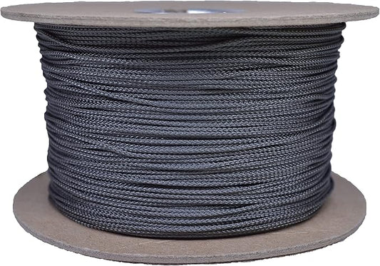 BORED? PARACORD! Nylon Micro Cord - 125 or 1000 Foot Spool Options - 70+ Colors and Patterns - 1.18mm Cord