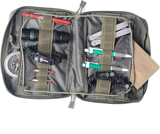 Tactical Molle Admin Pouch Multi-Purpose Modular Utility Tool Bag