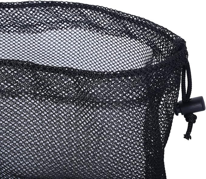 5pcs Durable Drawstring Net Bag Storage Ditty Bag M