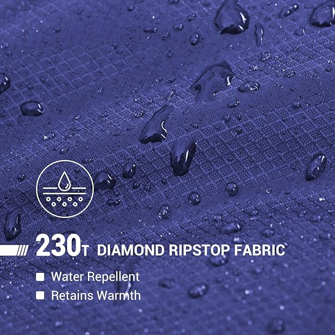 KingCamp Sleeping Bag for Adults, Cold Weather & Warm Extra Wide Big & Tall XL Portable Waterproof Flannel Sleeping Bags, Essentials Gear Accessories for Camping Backpacking Hiking Indoor & Outdoor