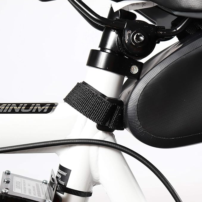 EBIKELING Bicycle Accessories - Waterproof Frame & Saddle Bag with Reflective Material, Secure Bike Storage for Road & Mountain Bikes