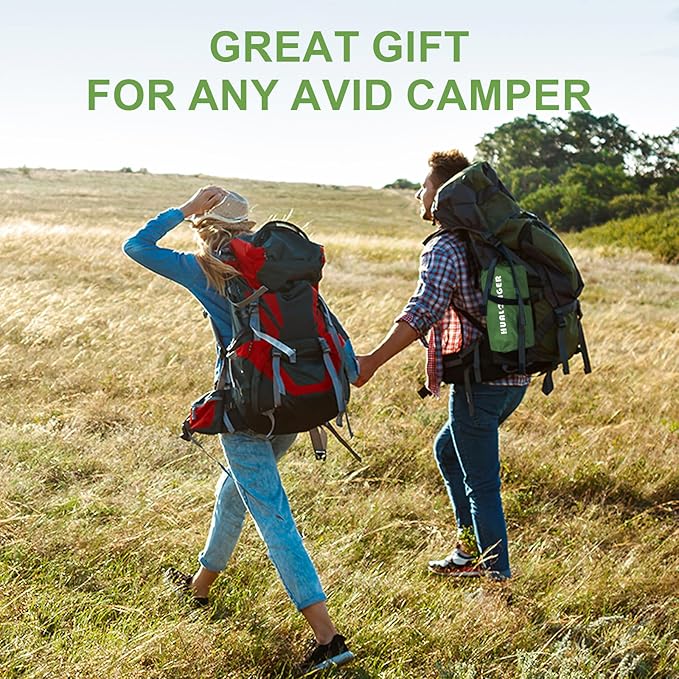 Double Sleeping Pad Camping, 6" Extra Thick Camping Pad with Pillow Built-in Foot Pump Waterproof Inflatable Sleeping Mats for Camping, Backpacking, Hiking,Traveling Tent