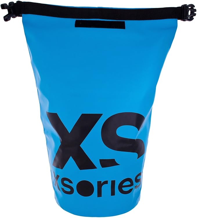 Stuffler 8L Waterproof Duffel Dry Bag with Adjustable Shoulder Strap for Wet or Dry Storage (Blue)