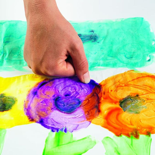 Colorations Washable Finger Paints, 16 fl oz, Brown, Non-Toxic, Creamy, Vibrant, Kids Paint, Craft, Hobby, Fun, Art Supplies, Young kids, finger painting, hand painting