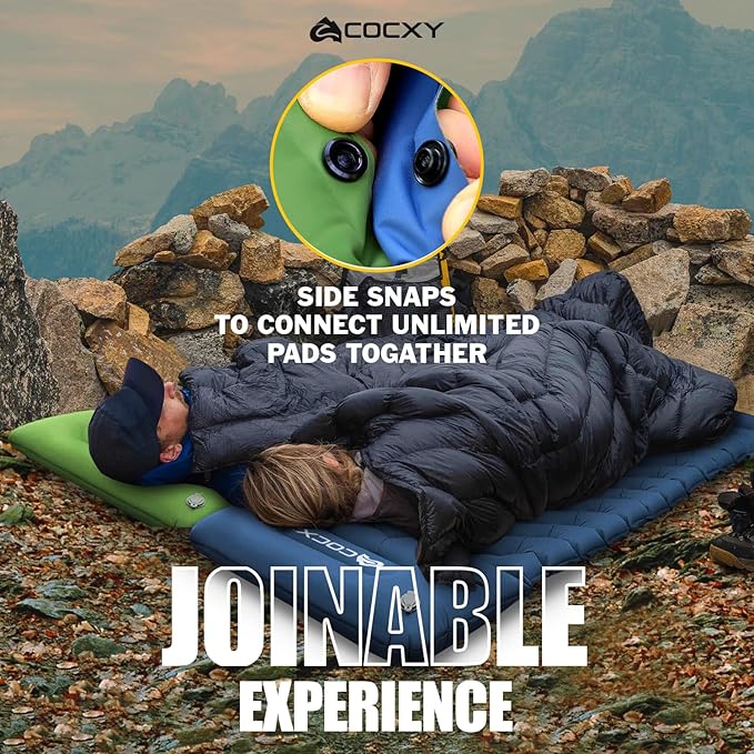 Sleeping Pad Ultralight Inflatable Sleeping Mat with Pillow & Built-in Foot Pump, Self Inflating Sleeping pad Waterproof - Ultimate for Camping, Traveling, Backpacking, Tents,Airpad