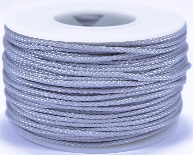 BORED? PARACORD! Nylon Micro Cord - 125 or 1000 Foot Spool Options - 70+ Colors and Patterns - 1.18mm Cord