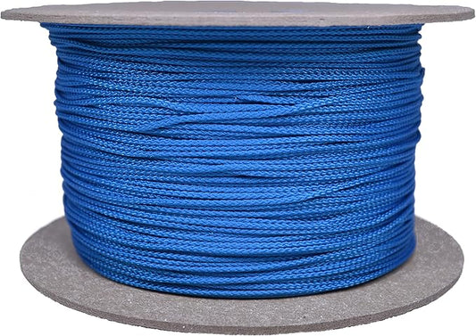 BORED? PARACORD! Nylon Micro Cord - 125 or 1000 Foot Spool Options - 70+ Colors and Patterns - 1.18mm Cord
