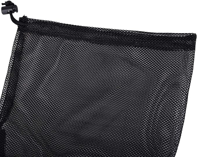 5pcs Nylon Mesh Drawstring Bag Sports Equipment Bag Outdoor L