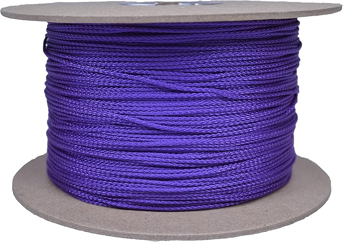 BORED? PARACORD! Nylon Micro Cord - 125 or 1000 Foot Spool Options - 70+ Colors and Patterns - 1.18mm Cord