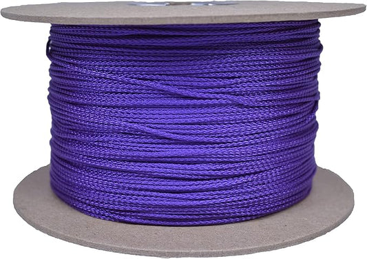 BORED? PARACORD! Nylon Micro Cord - 125 or 1000 Foot Spool Options - 70+ Colors and Patterns - 1.18mm Cord