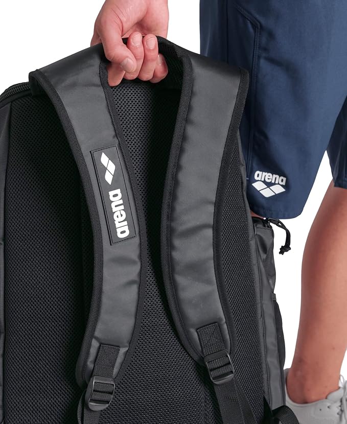 ARENA Spiky III Backpack 45 Swimming Athlete Sports Gym Rucksack Large Training Gear Equipment Swim Bag for Men and Women, 45 Liters, Pride