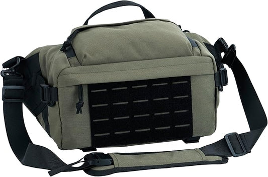 Tactical Sling Backpack Crossbody EDC Pack MOLLE Satchel Bag for Travel, Work, Camping and Hiking 8Liter