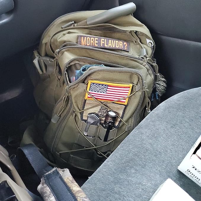 Tactical Backpack Military Army Daypack - Assault Pack for Men Molle Backpacks Bug Out Bag 3 Day Pack for Hiking Camping Travel Hunting Rucksack Trekking Green