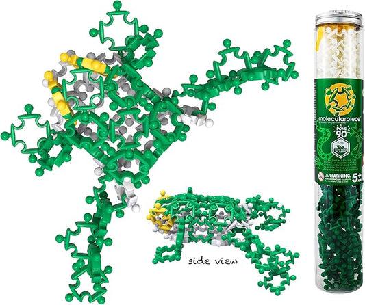 Pond (90 pcs) Eco-Friendly 4D Educational Building Toy for Creative Kids | Snake, Frog, Gecko, Turtle | Portable | Hours of Fun | Party Activity | Nature Science for Boys & Girls