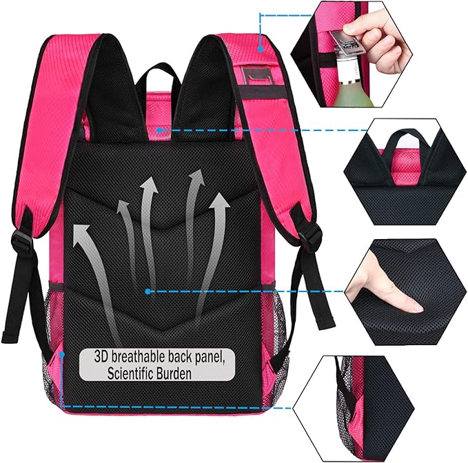 FORICH Soft Cooler Backpack Insulated Waterproof Backpack Cooler Bag Leak Proof Portable Small Cooler Backpacks to Work Lunch Travel Beach Camping Hiking Picnic Fishing Beer for Men Women