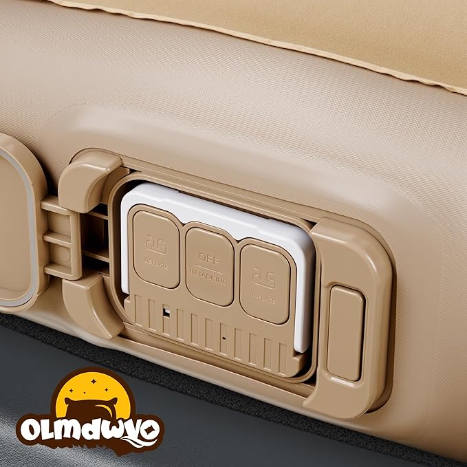 Camping Air Mattress for Tesla Model Y (Max 440lbs), Self-Inflating Car Sleeping Pad with Wireless Charging Air Pump, 7.88” Thick, Portable Sleeping Mat for Tesla Model Y Accessories 2024-2021