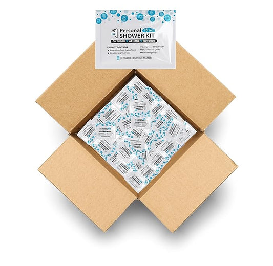 Compact Personal Shower Kit To-Go– Your Hygiene Companion for Travel, Gym, and Outdoor Adventures (50)