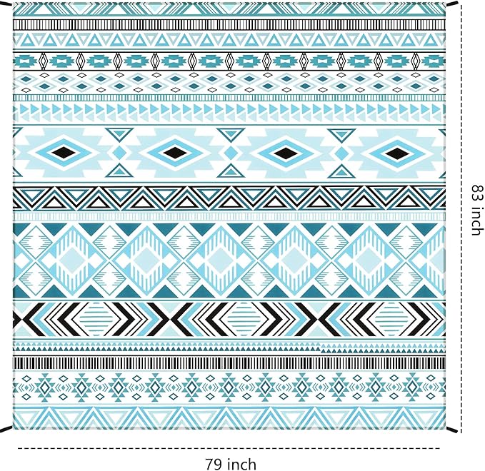 Beach Blanket Waterproof Sandproof Extra Large Beach Mat 79" X 83"/120"x108"for 1-8 Adults Quick Drying Durable Outdoor Picnic Mat for Beach Travel Camping Hiking