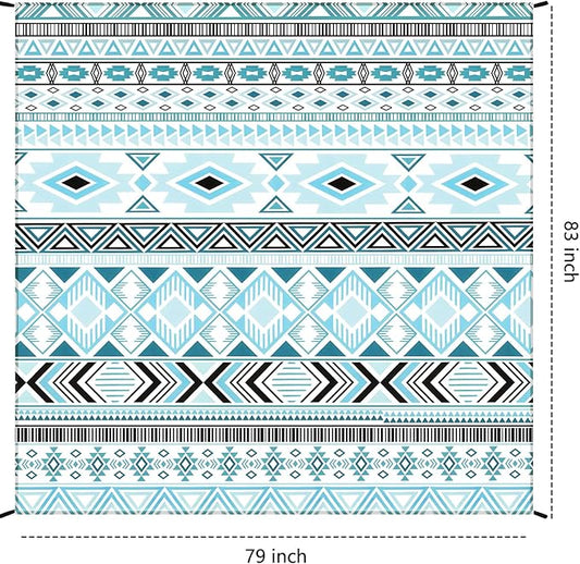 Beach Blanket Waterproof Sandproof Extra Large Beach Mat 79" X 83"/120"x108"for 1-8 Adults Quick Drying Durable Outdoor Picnic Mat for Beach Travel Camping Hiking