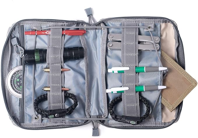 Tactical Molle Admin Pouch Multi-Purpose Modular Utility Tool Bag