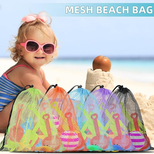 100PCS Drawstring Laundry Bags - Multicolor Nylon Mesh Gym, Travel, Beach & Storage Bags with Locking Closure for College, Gym, Yoga, Sport