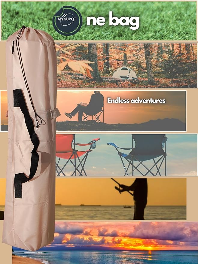 Replacement Bag for Folding Camping Chair, Portable Camp Chair, Hammock, Yoga Mat, Umbrella, Tents, Tripods, Fishing Poles - 420D Oxford Polyester Fabric