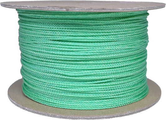 BORED? PARACORD! Nylon Micro Cord - 125 or 1000 Foot Spool Options - 70+ Colors and Patterns - 1.18mm Cord